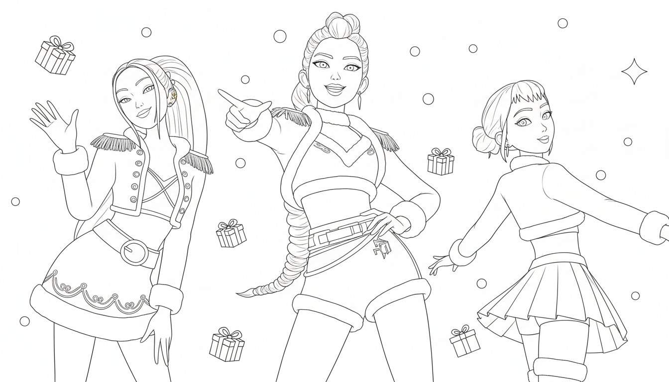 Christmas Kpop Demon Hunter Dancing