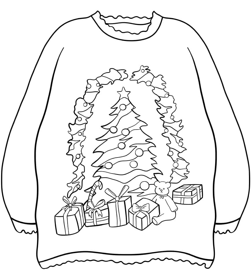 Weihnachtsbaum Pullover