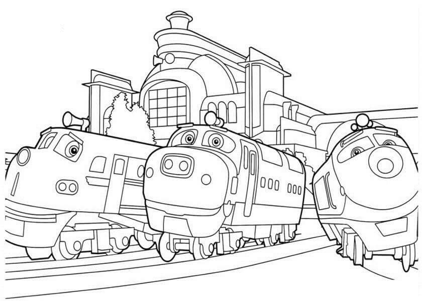 Chuggington 9 Coloring Page - Free Printable Coloring Pages for Kids