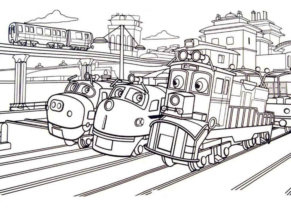 Koko from Chuggington Coloring Page - Free Printable Coloring Pages for
