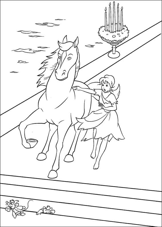 Cinderella with Horse
