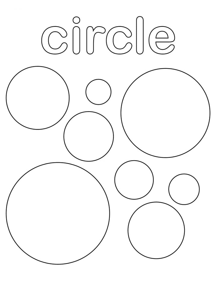 Circle Coloring Page - Free Printable Coloring Pages for Kids