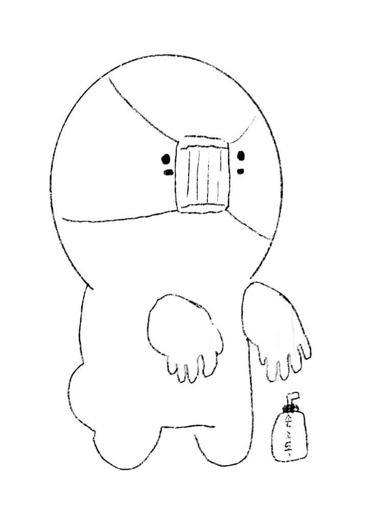 Free printable Clean Scp-173 coloring page. 