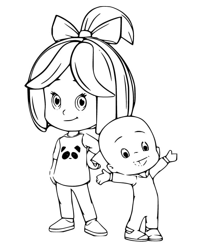 Cleo and Cuquin Coloring Pages - Free Printable Coloring Pages for Kids