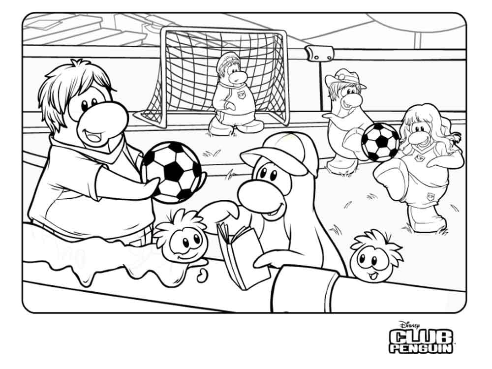 Club Penguin Soccer Game