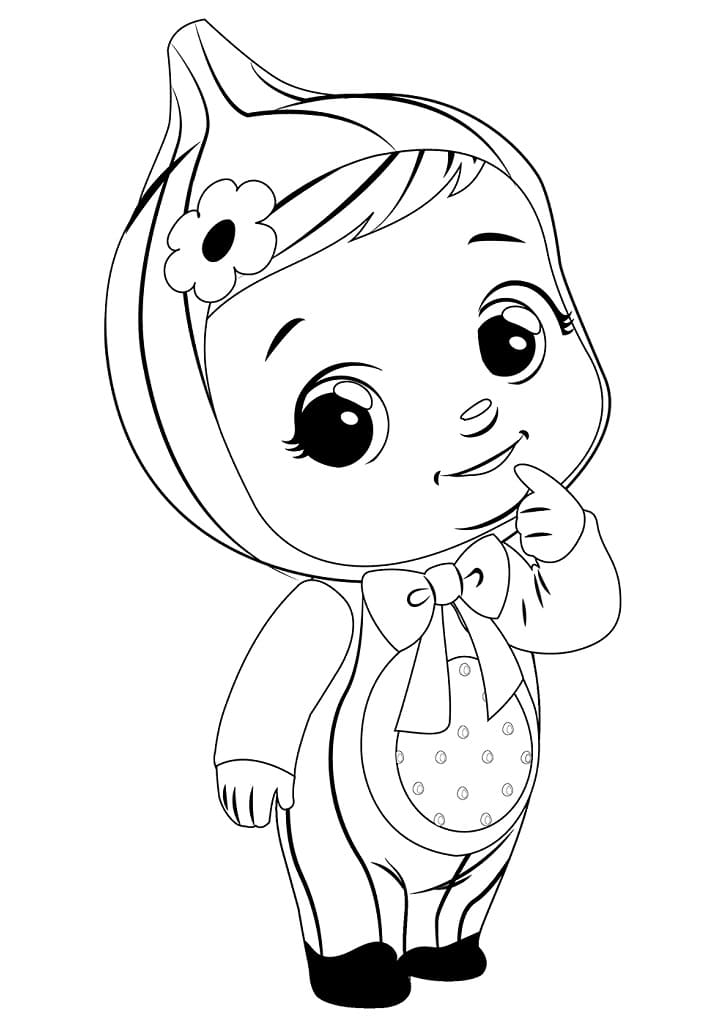 Cry Babies Coloring Page Cry Babies Coloring Page