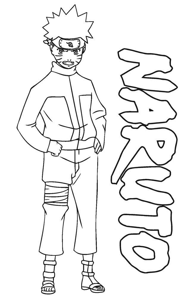 42 Coloring Pages Of Naruto Shippuden Characters Best