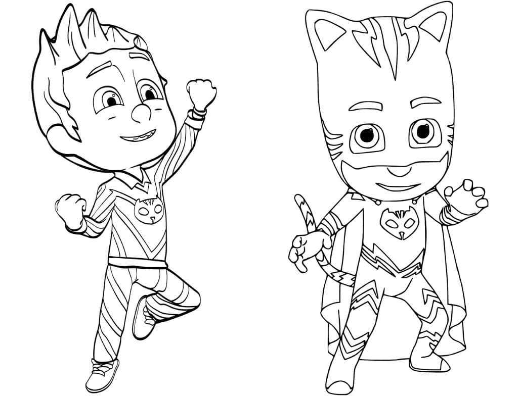 Connor Catboy Coloring Page - Free Printable Coloring Pages for Kids