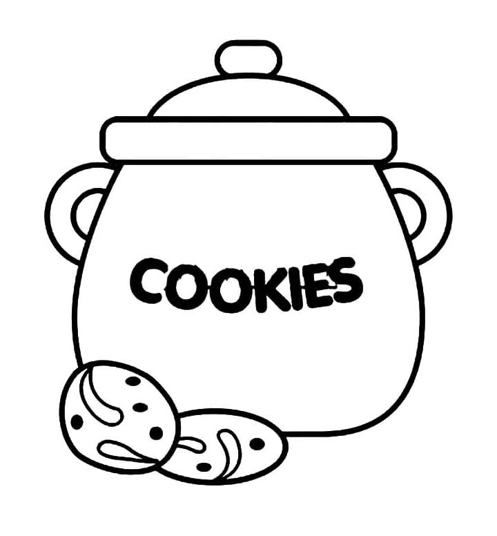 Cookie Jar 3 Coloring Page - Free Printable Coloring Pages for Kids
