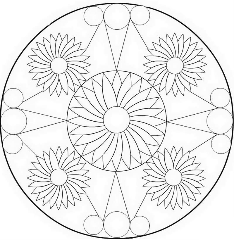 Cool Flower Mandala