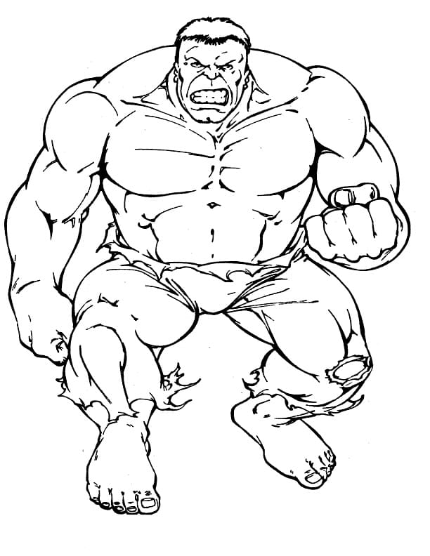 Coloring description : Download Printable Cool Hulk Coloring Page.
