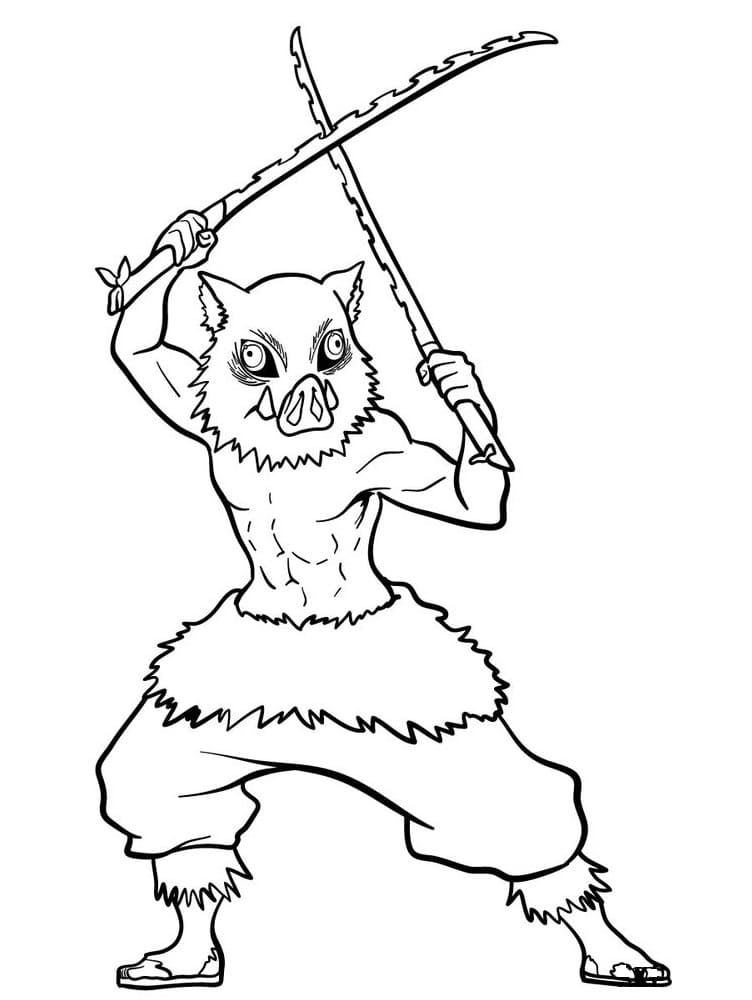 Demon Slayer Coloring Pages - Free Printable Coloring Pages for Kids