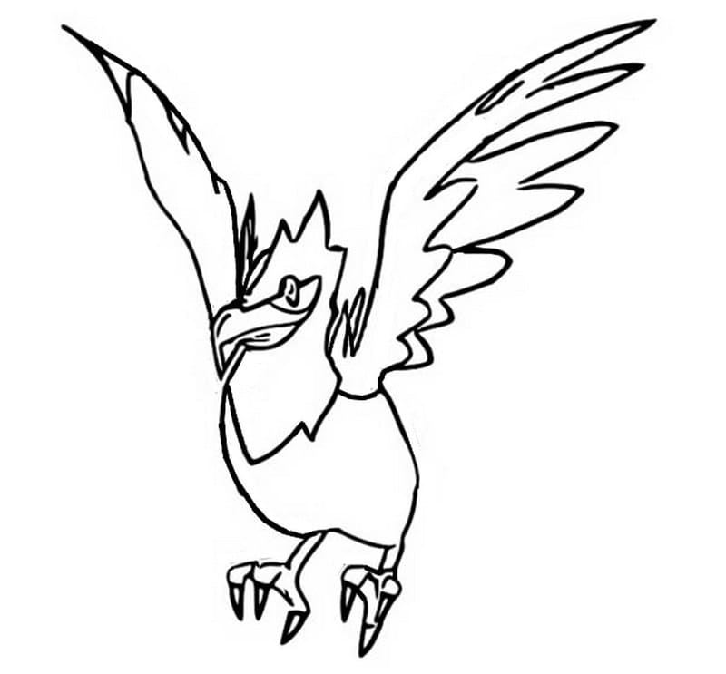 Corvisquire Pokemon 2 Coloring Page - Free Printable Coloring Pages for