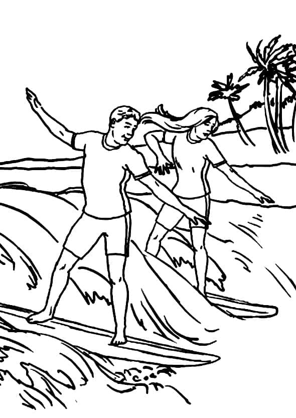 Couple Surfing