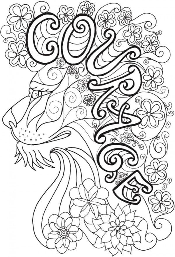 Prinatble Be Strong And Courageous Coloring Page Free Printable Coloring Pages For Kids