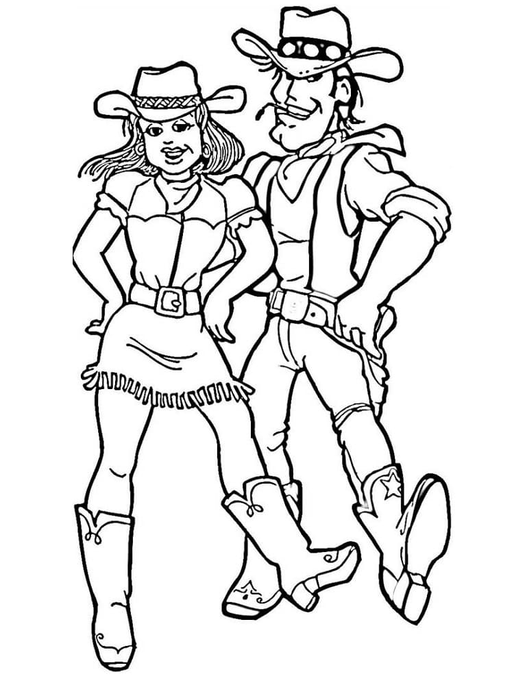 Cowboy and Cowgirl