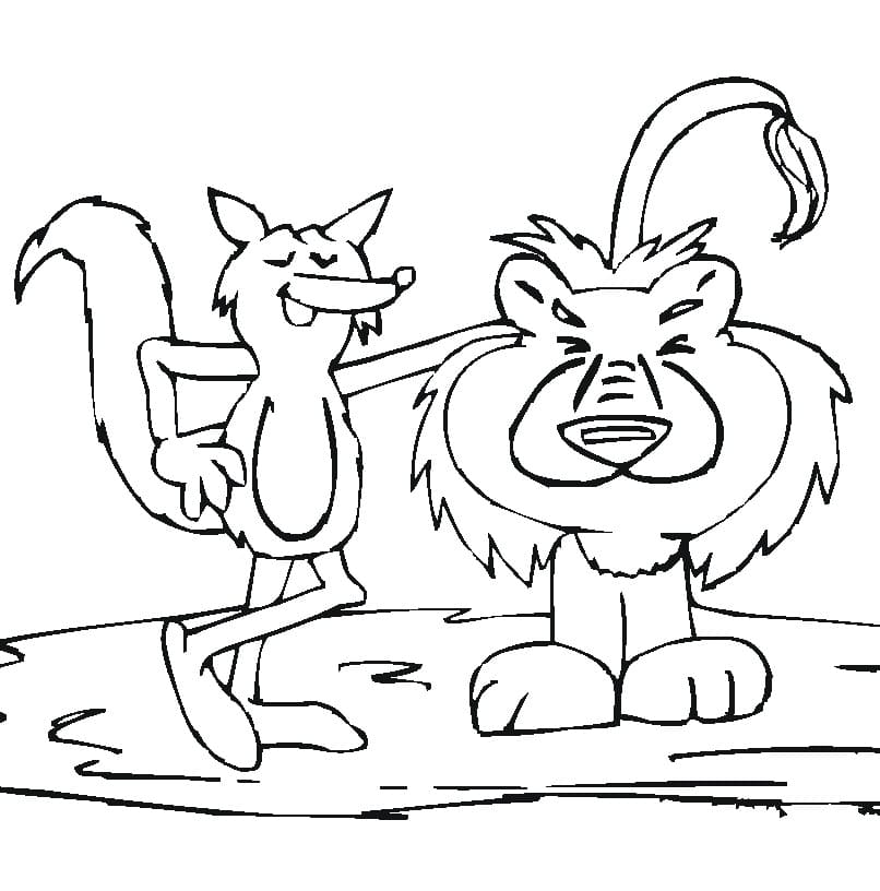 Coyote and Lion