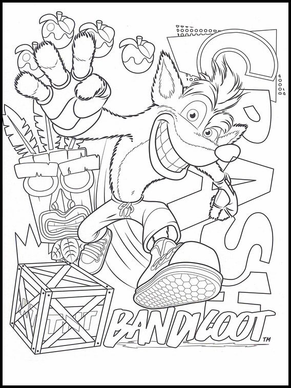 Crash-Bandicoot-4-Coloring-Page---Free-Printable-Coloring-...