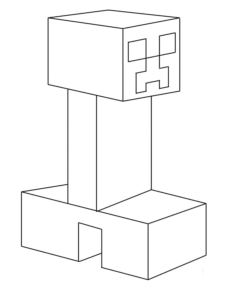 Minecraft s Monster Coloring Page Free Printable Coloring Pages For Kids