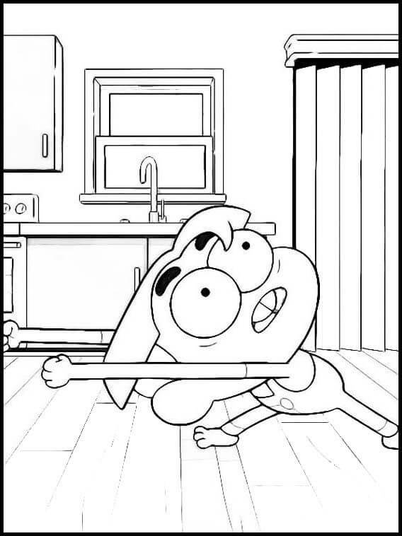 Big City Greens Coloring Page - Free Printable Coloring Pages for Kids
