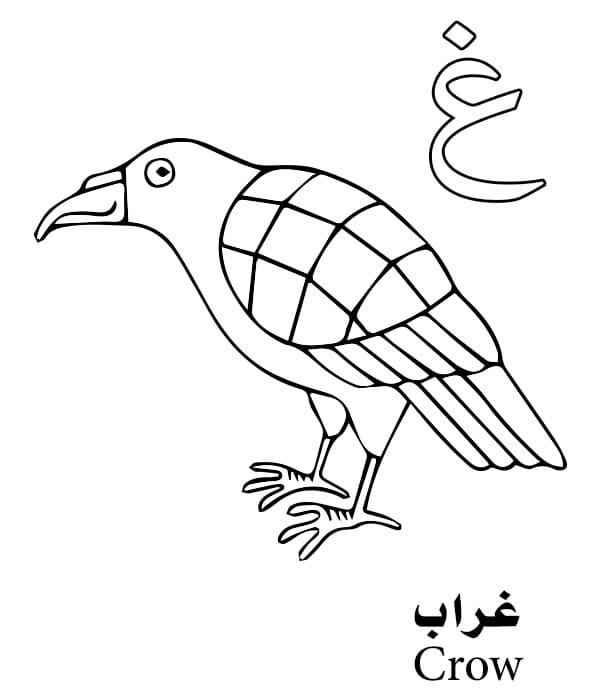 Crow Arabic Alphabet