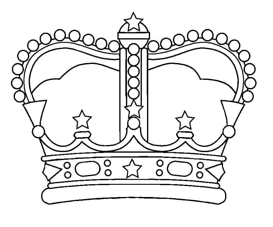 Crown 1 Coloring Page Free Printable Coloring Pages for Kids