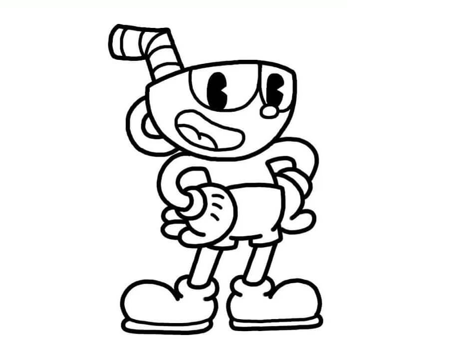 Cuphead 2 Coloring Page Free Printable Coloring Pages for Kids