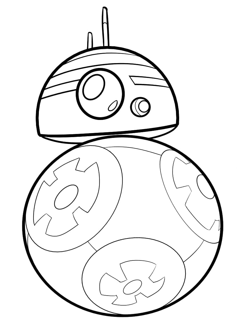 BB 8 Coloring Page