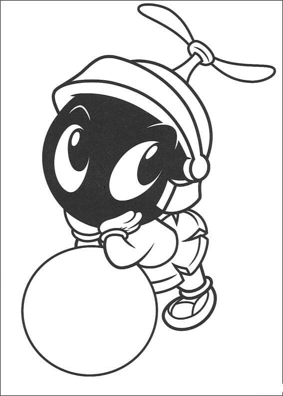 Cute Baby Marvin the Martian