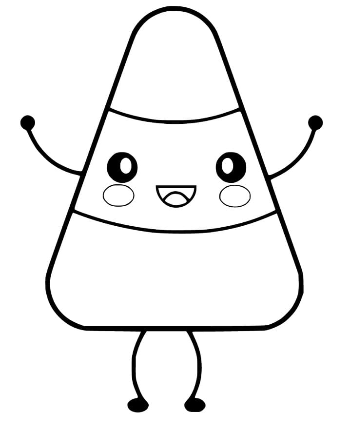 Candy Corn Coloring Pages Candy Corn Coloring Pages