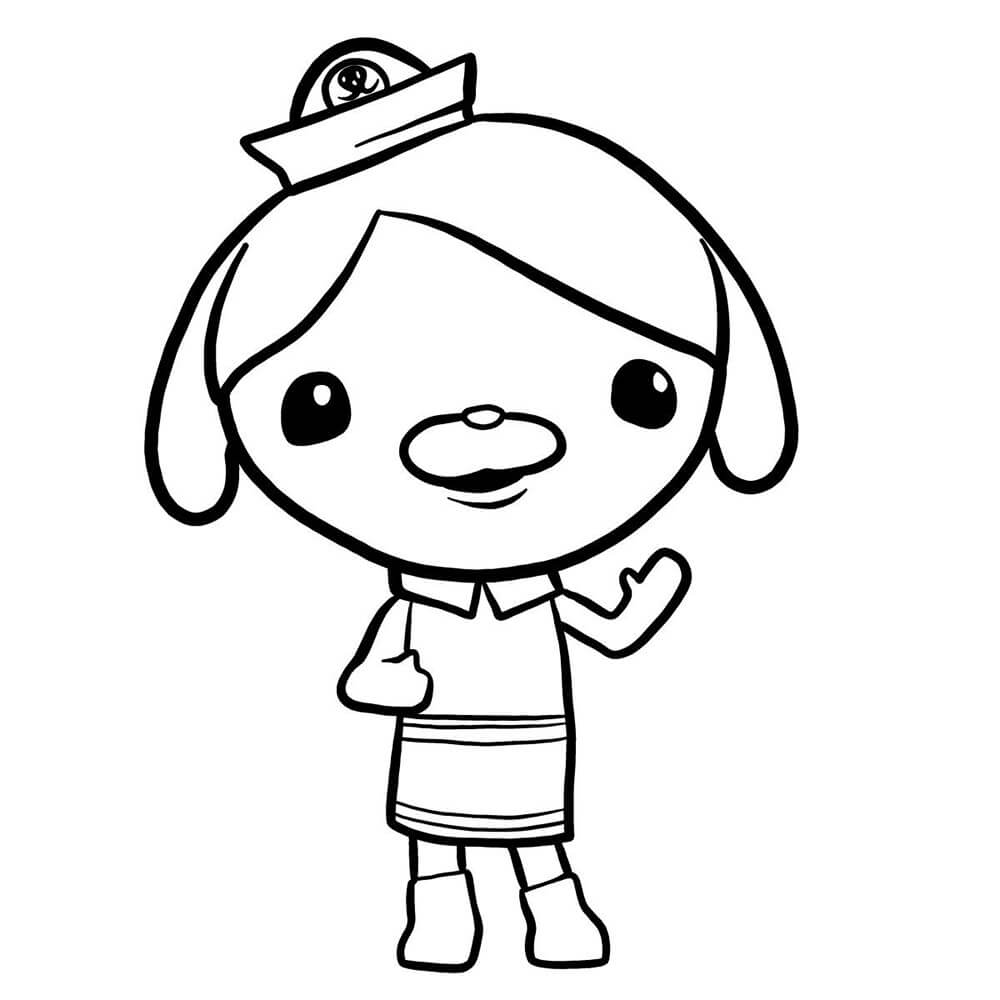 Cute Dashi Octonauts Coloring Page   Free Printable Coloring Pages ...