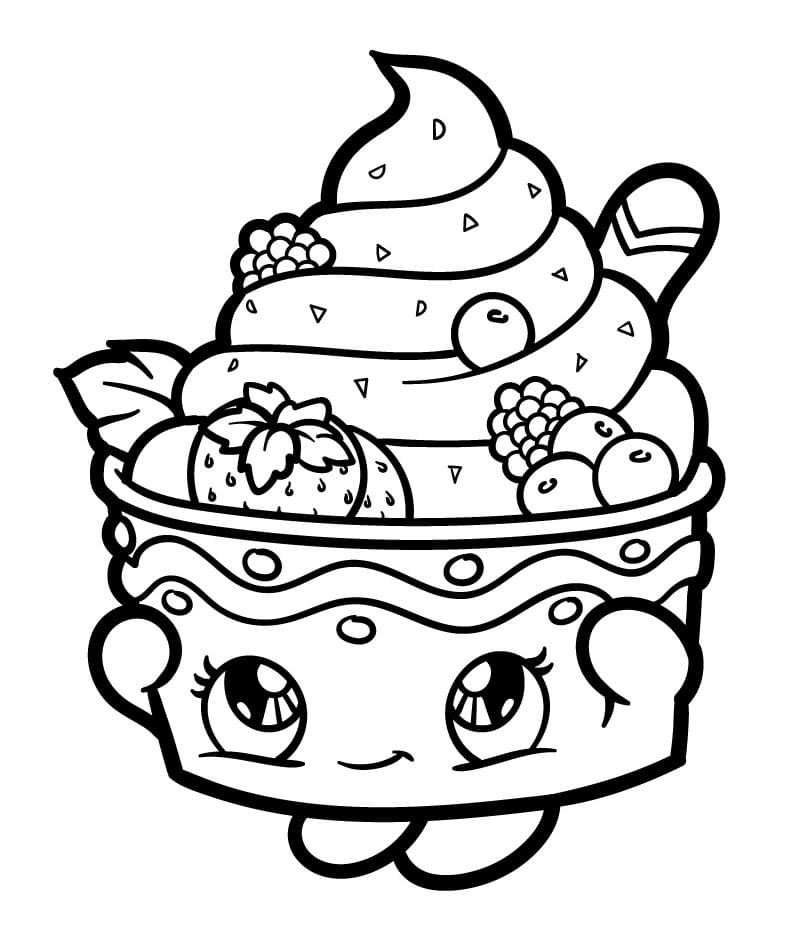 Summer Ice Cream Coloring Page - Free Printable Coloring Pages For Kids