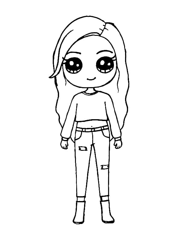 Cute Jisoo Blackpink Coloring Page - Free Printable Coloring Pages for Kids