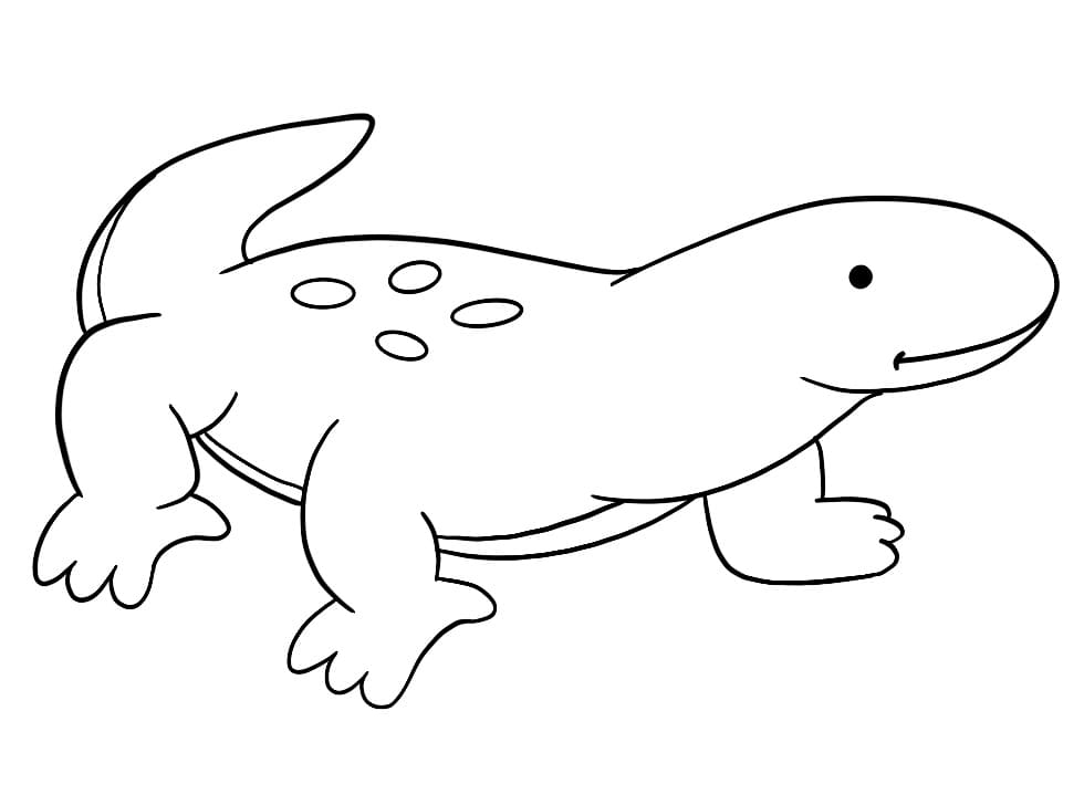 Komodo Dragon Coloring Pages - Free Printable Coloring Pages for Kids