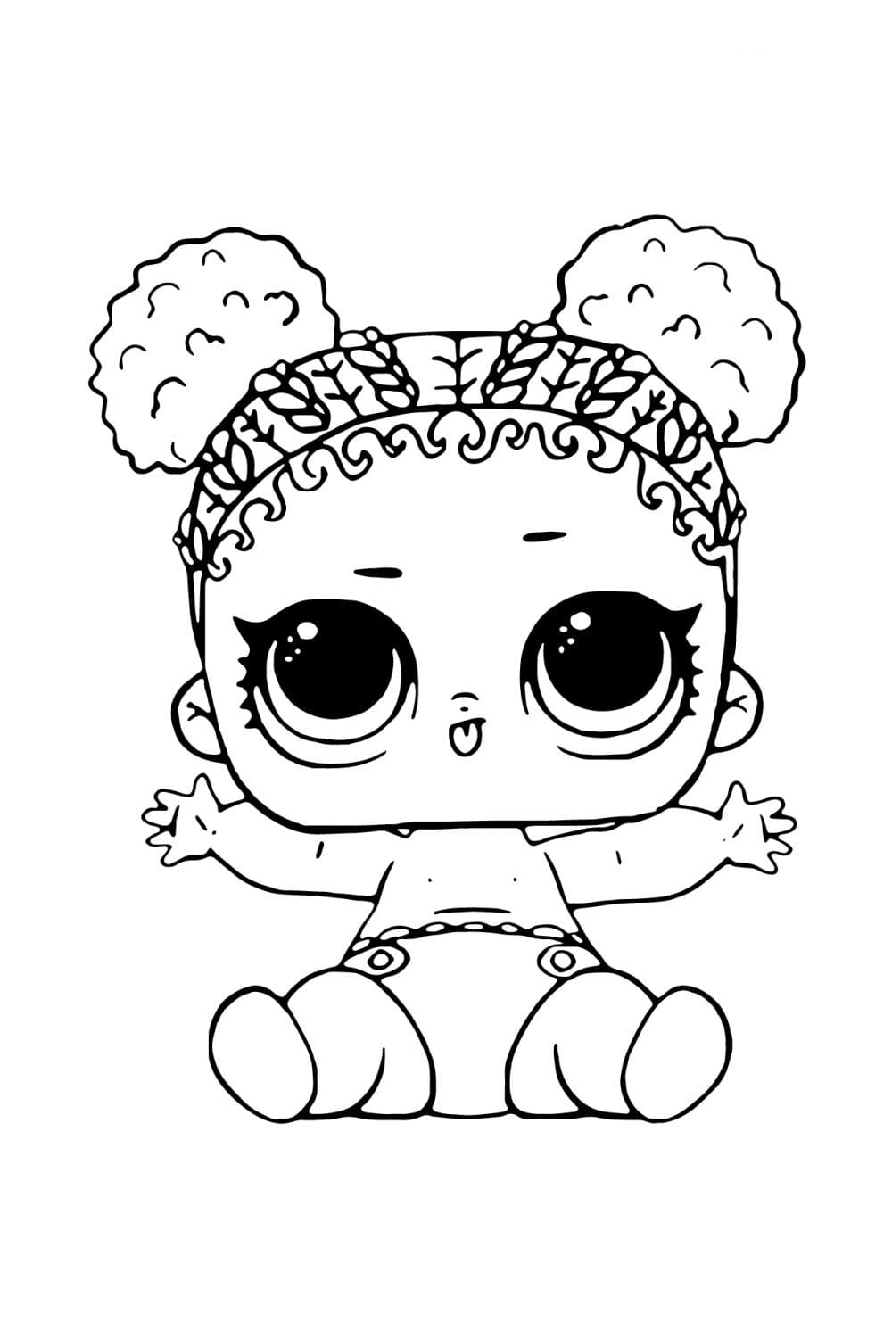 LOL Surprise Coloring Pages - Free Printable Coloring Pages for Kids