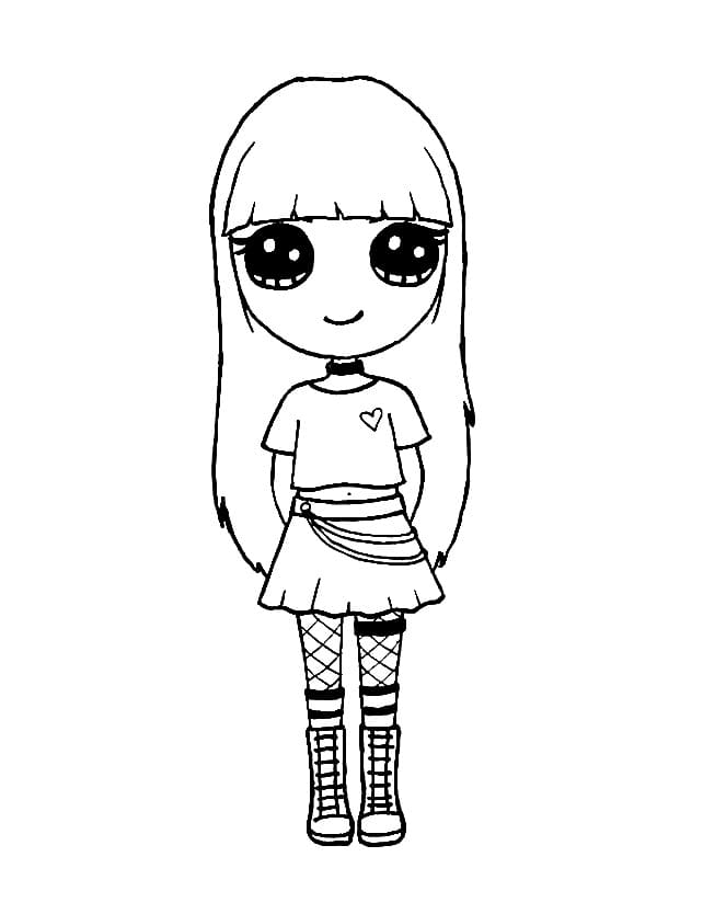 Blackpink Lisa Coloring Page - Free Printable Coloring Pages for Kids