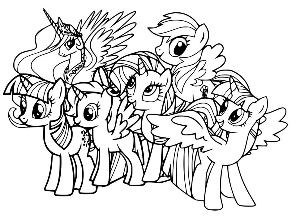My Little Pony Colouring Pictures Free Infoupdate org