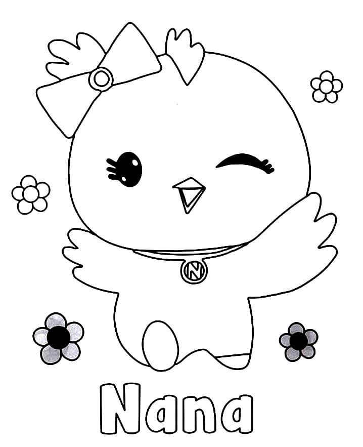 nana coloring pages