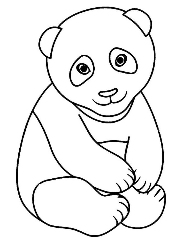 860 Collections Coloring Pages Cute Panda  Latest