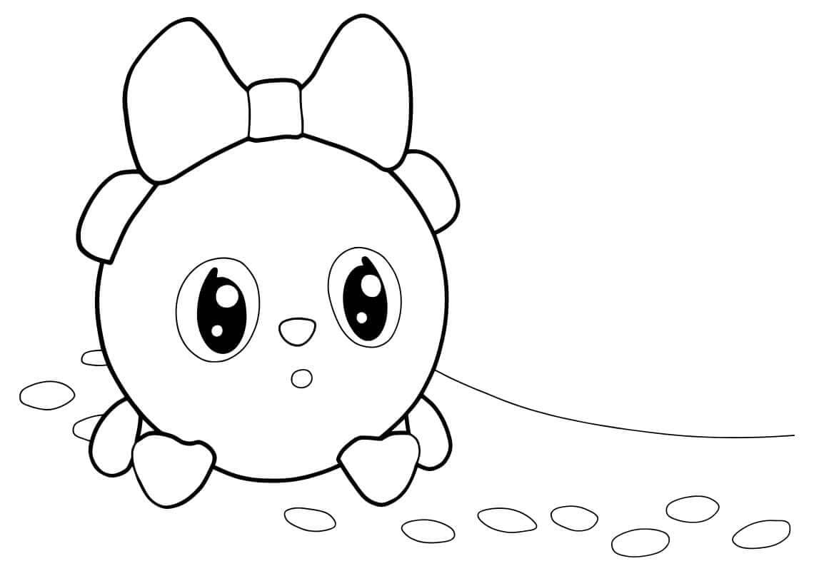 Chichi and Pandy Coloring Page - Free Printable Coloring Pages for Kids