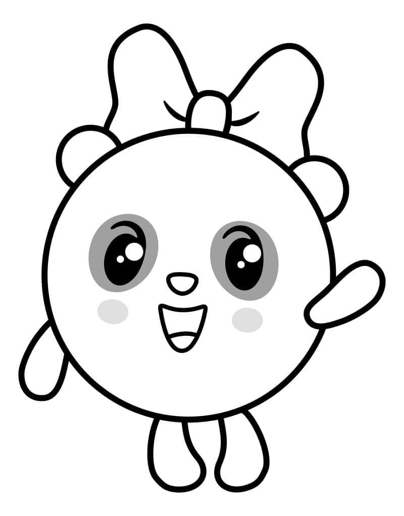 Chichi in BabyRiki Coloring Page - Free Printable Coloring Pages for Kids