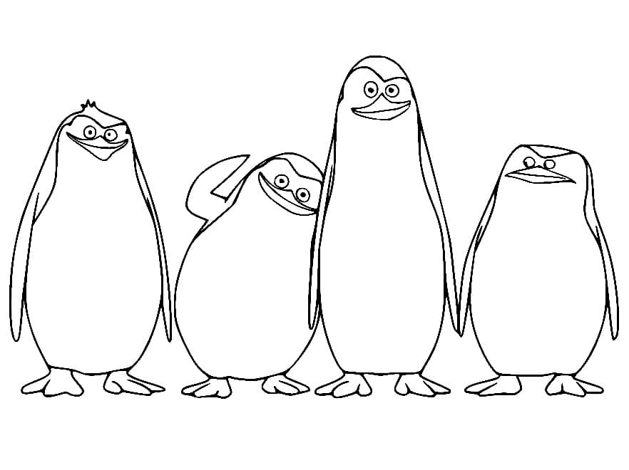 Cute Penguins of Madagascar