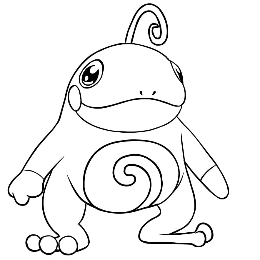 politoed coloring pages for children pokemon