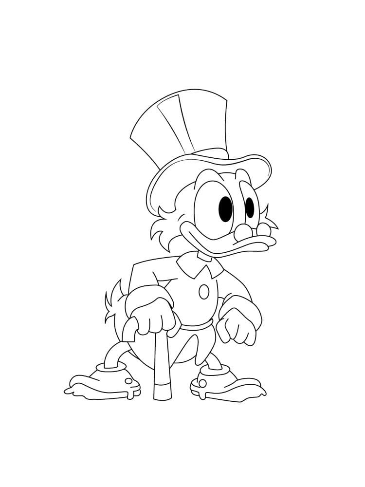 Cute Scrooge McDuck