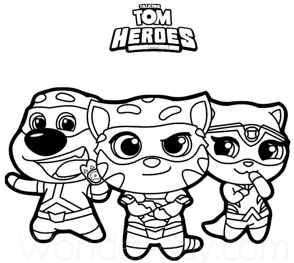  Talking Ginger Coloring Pages 907717 Talking Ginger Coloring 