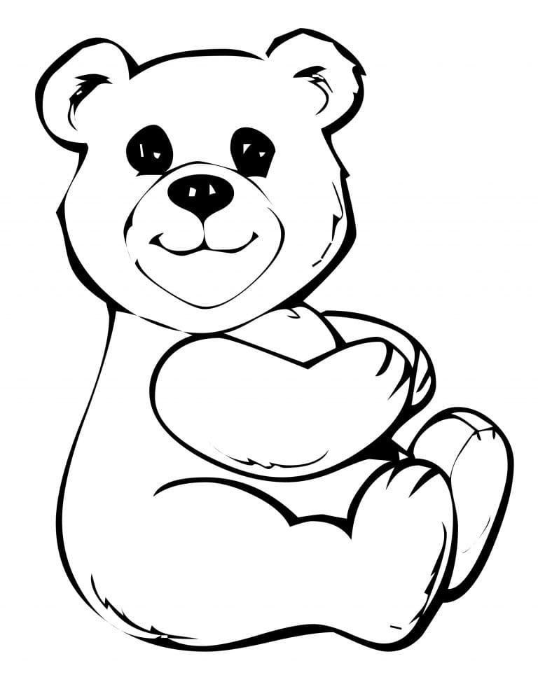 free printable bear coloring pages