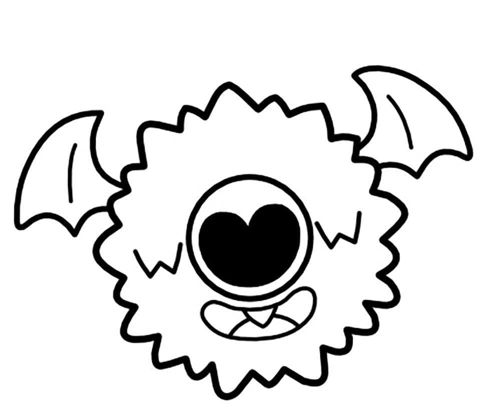 woobat coloring page pdf pokemon