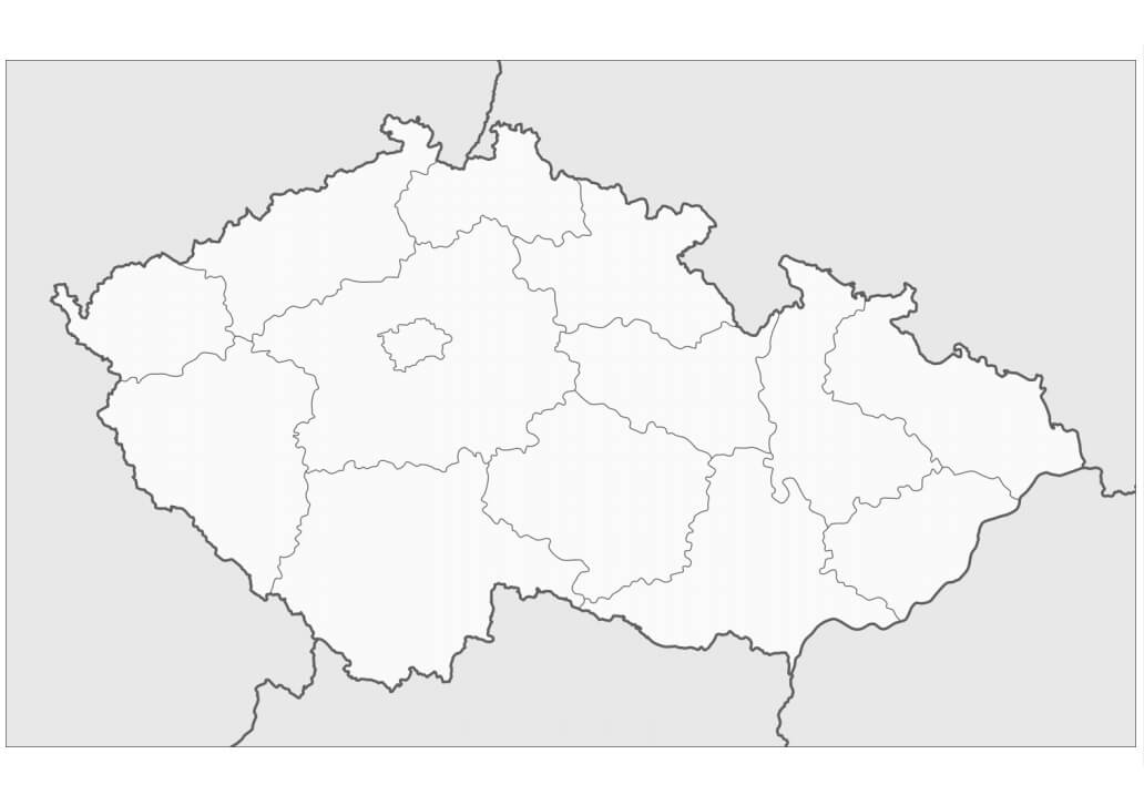Czech Republic's Map