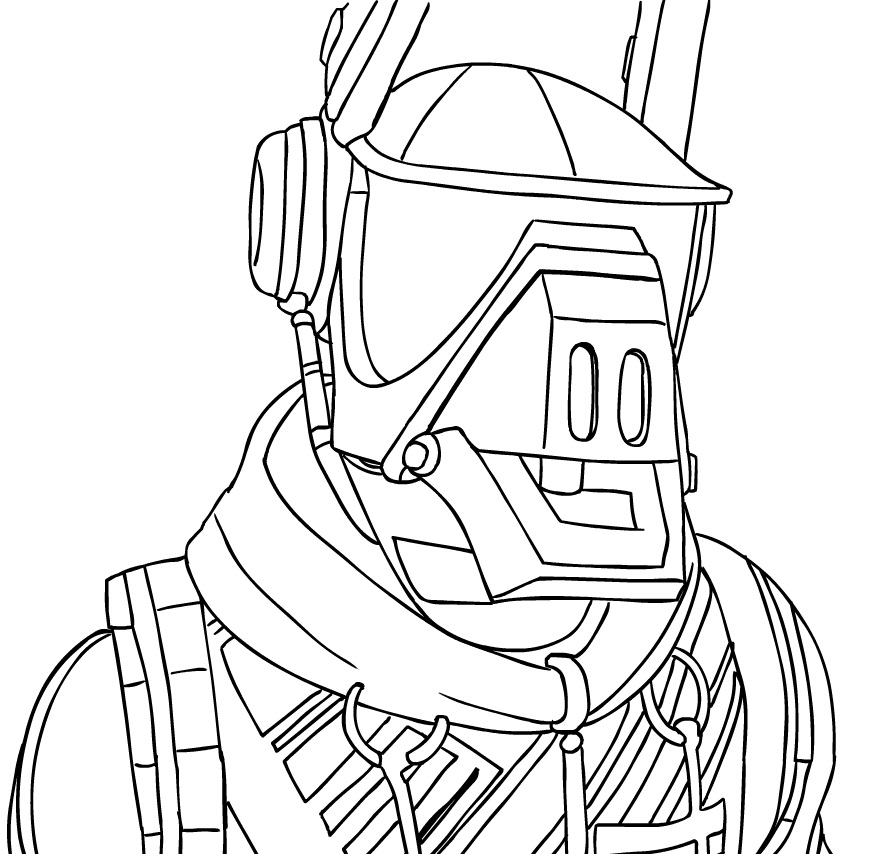 Fortnite Dj Llama Coloring Page Coloring Pages