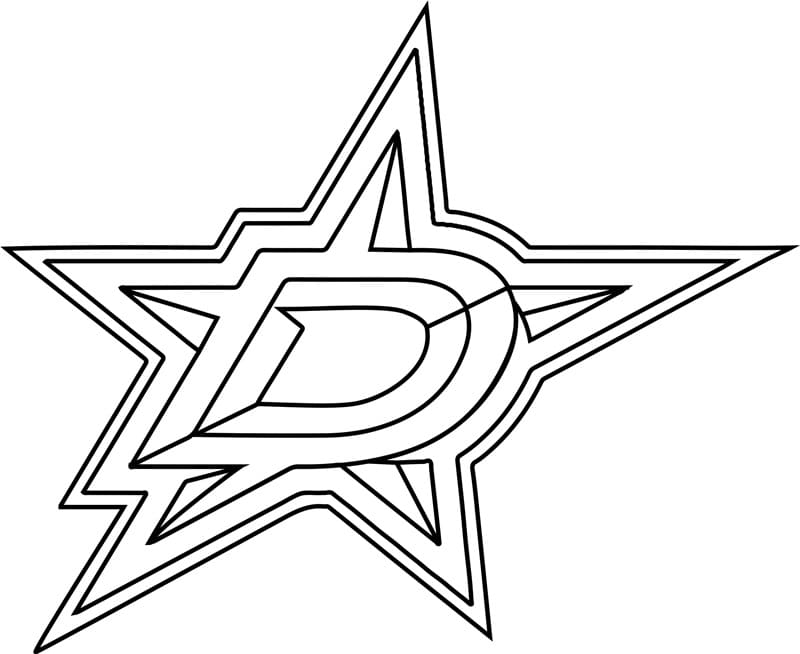 Pittsburgh Penguins Logo coloring page